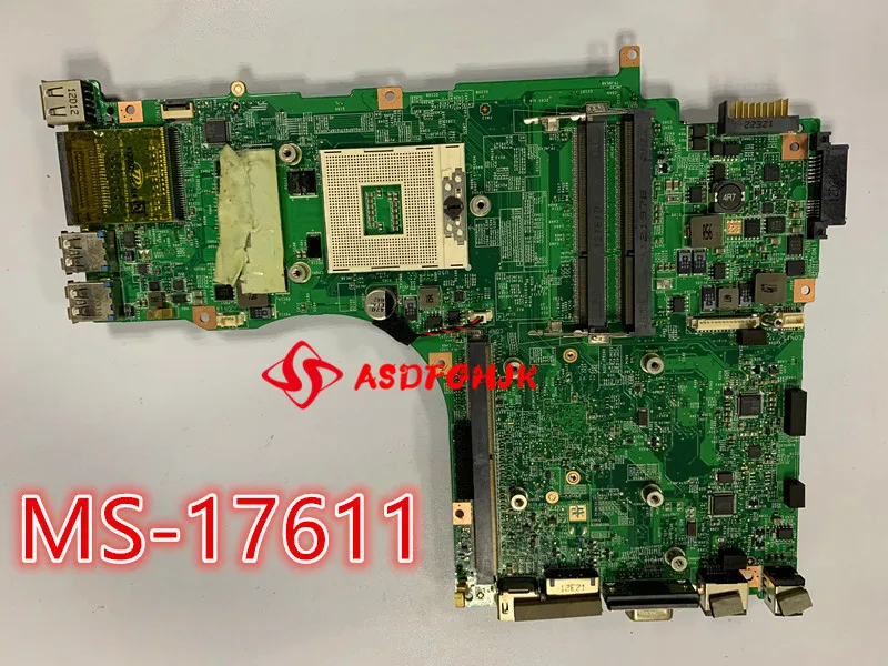 

Original For MSI GX780R GT780 GT780R GT780DXR MS-17611 REV:1.1 Laptop Motherboard DDR3 HM67 Mainboard 100% Tested Fast Ship
