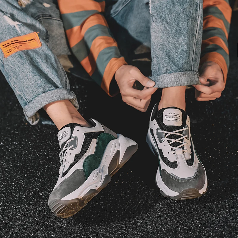 

Mesh Fabric Breathable Leisure Sneakers For Men Men's Dress Sneakers Men Shoes Casual Trainers Sport Breathable