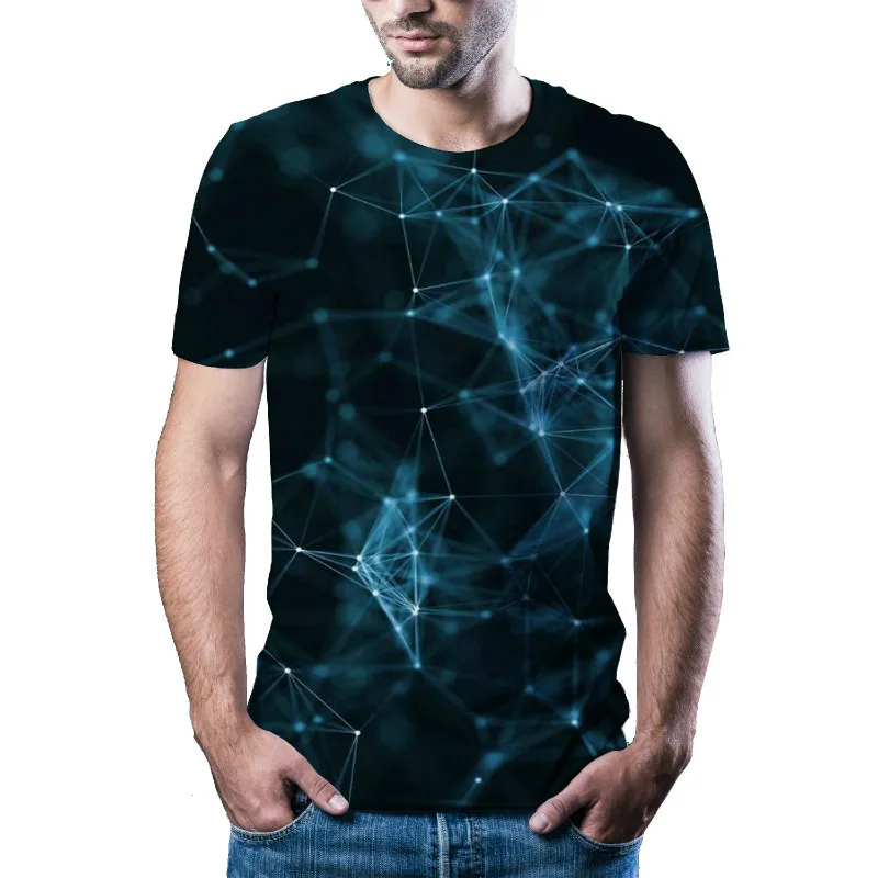 

Men's 3D Printing Daily Sports Funny 3D Short Sleeve T-shirt M-6XL Punk Loose Comfortable Clothes 2021