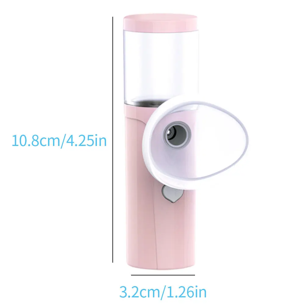 

30ml Nano Humidifier Cool Mist Face Steamer Facial Sprayer Hydrating Portable Mini USB Rechargeable Face Humidifier Hydration