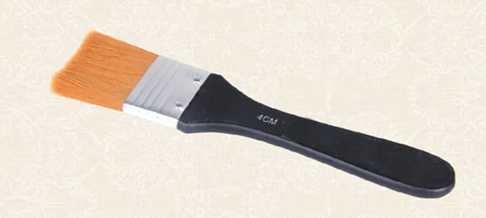 4cm 1 шт., модели, нейлоновая Кисть для нанесения масляной краски, большая Акварельная кисть для рисования, ручка для рисования, аксессуары для рукоделия, инструмент с деревянной ручкой - Цвет: 4cm