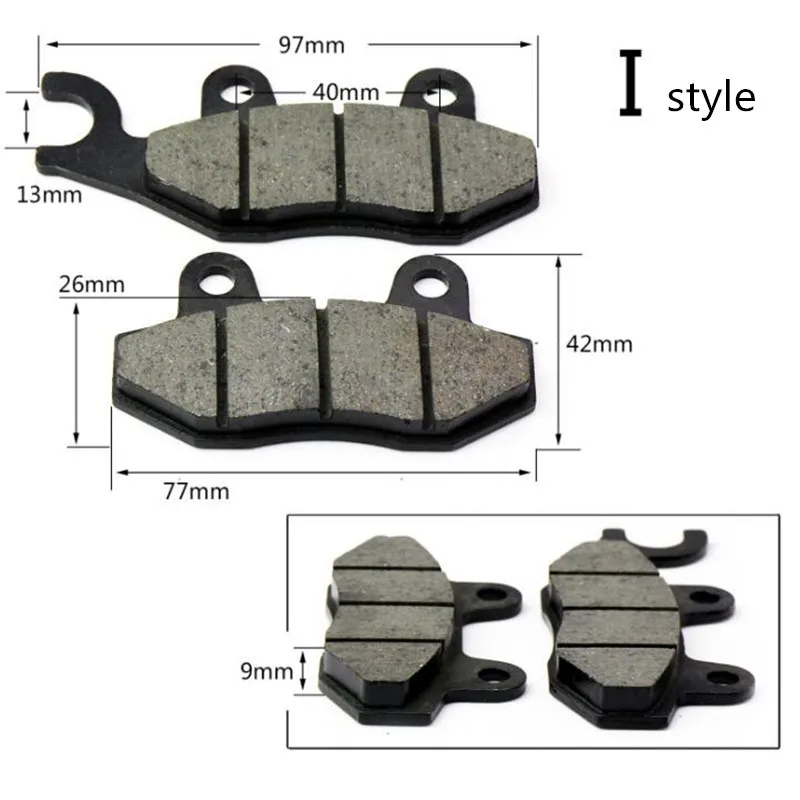 

2pcs/lot Pedal Disc Brake Disk Motorcycle Brake Pads for Most Motorcycle Modification