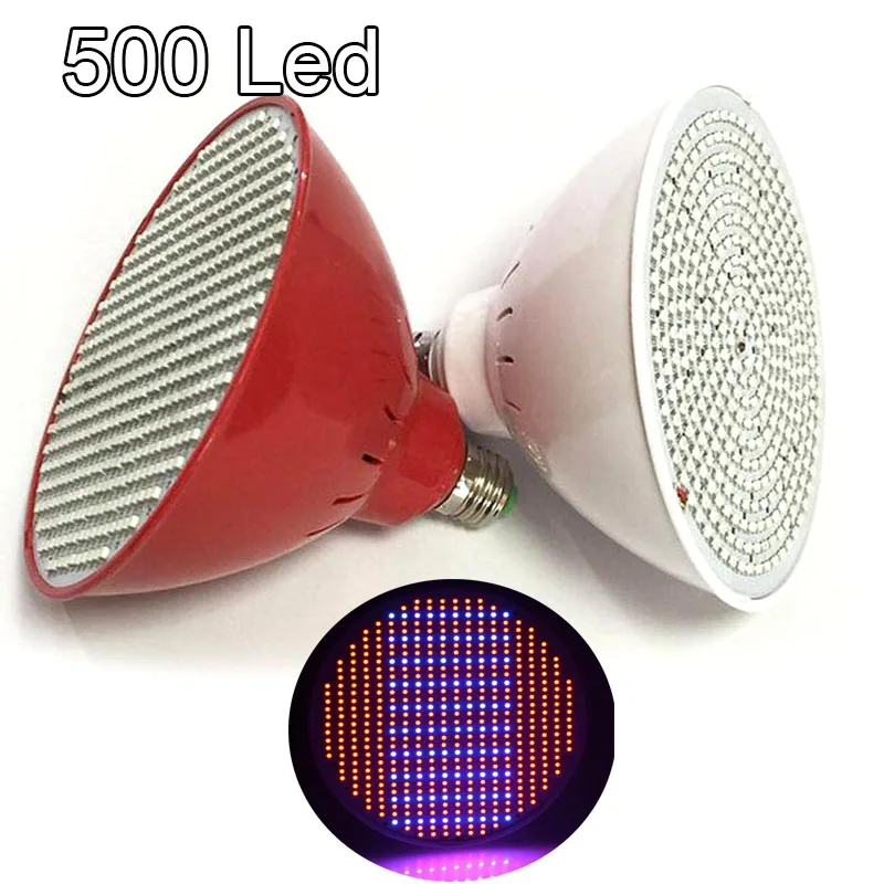 

500 Led Grow Light Bulbs Indoor Lighting Greenhouse Flower Plant Vegetable Growth Phytolamp for Plants Grow Box