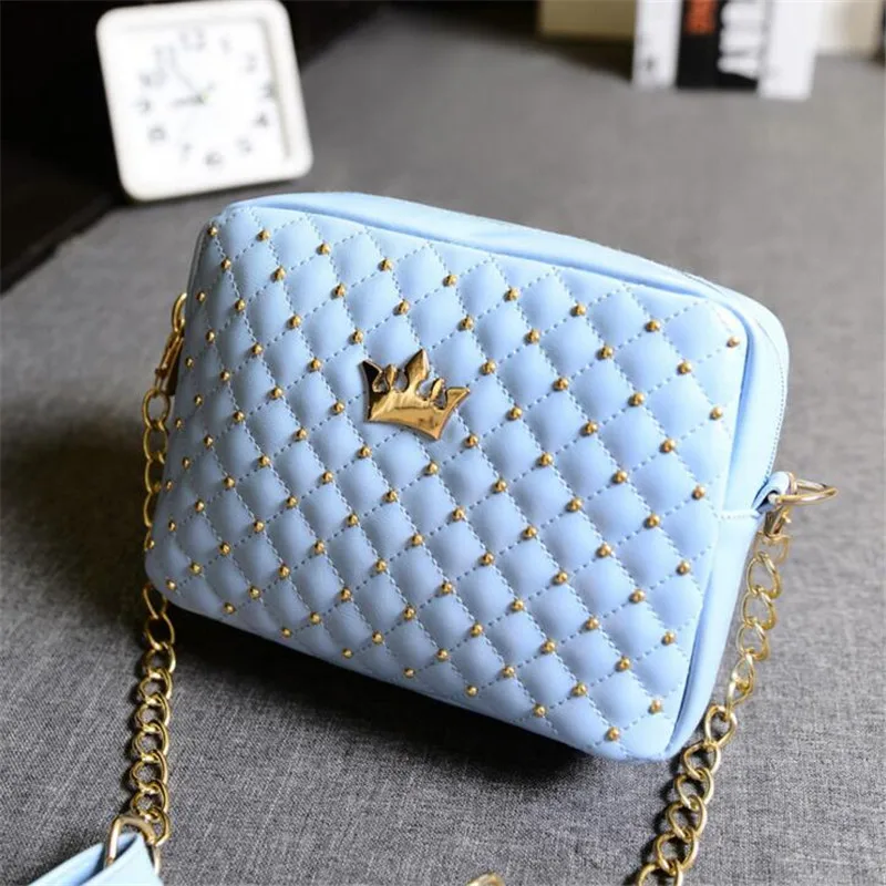 2019 брендовые дизайнерские мягкие сумки с заклепками для лица женская сумка через