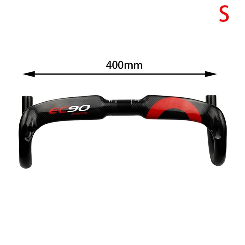 

2021 New EC90 Carbon Fiber Carbon Fiber Highway Bicycle Thighed Handle Carbon Handlebar Road Bike Handleba 400 420 440MM