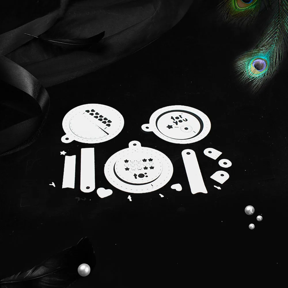 Творческие новые металлические Вырубные штампы для рукоделия рождественские