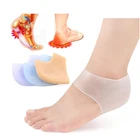 Силиконовые носки 2 шт., прокладка для ухода за ногами, с отверстиями для ног, с трещинами, увлажняющий защитный рукав для ухода за ногами