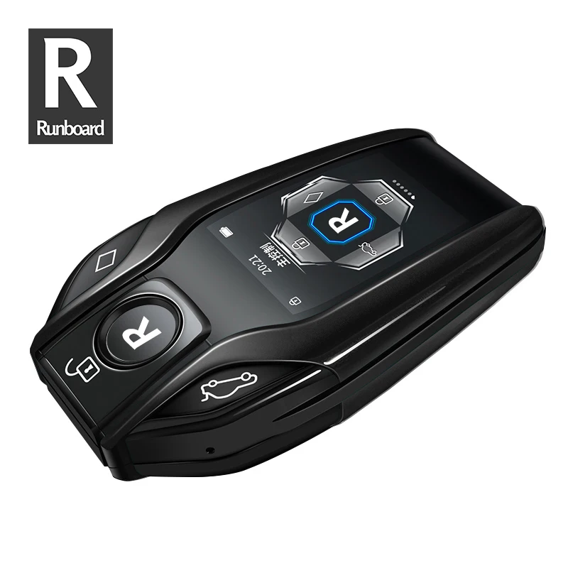 

RUNBOARD Modified Boutique Smart Remote Car Key W/LCD Screen for BMW Alfa Romeo Lexus Is300 Range Rover Sport Toyota Corolla