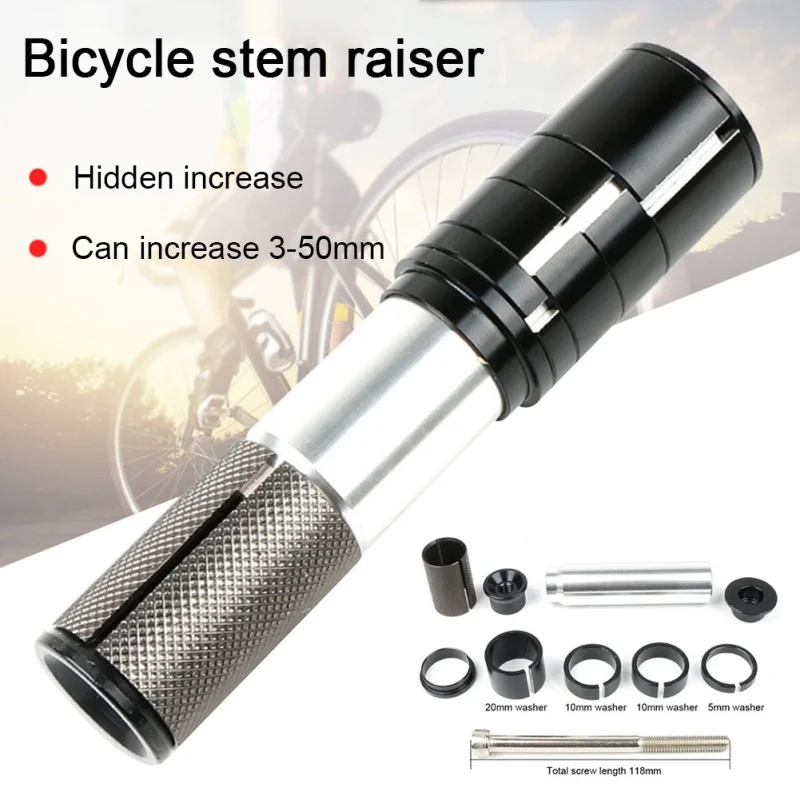 

Bike Fork Stem Riser Extender Bicycle Handlebar Rise Up Extension MTB Bike Handlebar Riser Adapter Cycling Accessories Dropship