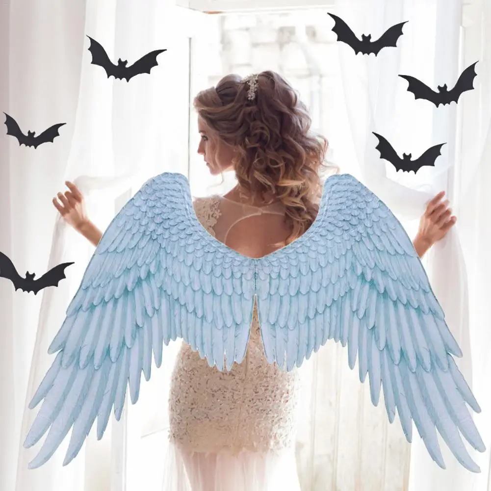 Высокое качество ПУ пена мягкая Engelenvleugels взрослых женщин косплей костюм черный и