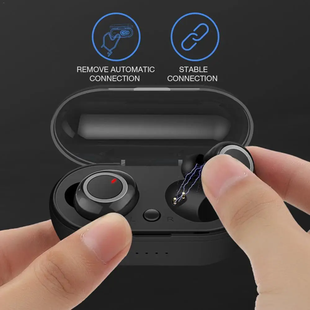 Фото Наушники вкладыши TWS с Беспроводной Bluetooth наушники Шум отмена Водонепроницаемый Наушники вкладыши TWS с Беспроводной Bluetooth наушники Шум отмена Водонепроницаемый