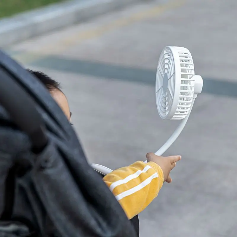 

Rechargeable Clip Fan Desk Car Seat Fan for Baby Stroller SUV Travel Office Home