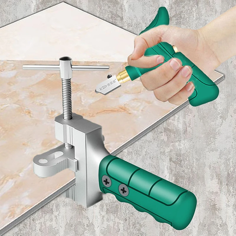 Professional Glass Cutter Set High-Strength Glass Cutter Tile Handheld Home Portable Tile Cutter Diamond Cutting Hand Tools