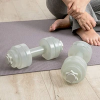 1pair water dumbbells body building arm training workout crossfit yoga fitness adjustable new large fitness equipment