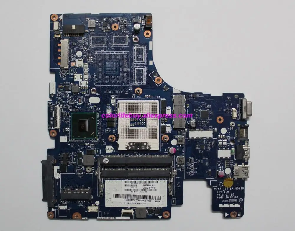 Genuine 11S90002537 90002537 VIWZ2_Z2 LA-9063P Laptop Motherboard Mainboard for Lenovo Z500 P500 Notebook PC