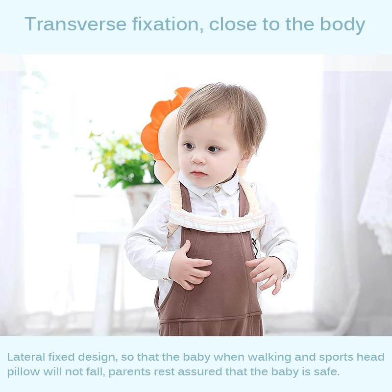 

Cute Cartoon Infant Anti-Fall Pillow Baby Head Protection Pillow Soft Cotton Toddler Children Protective Cushion Baby Safe Care