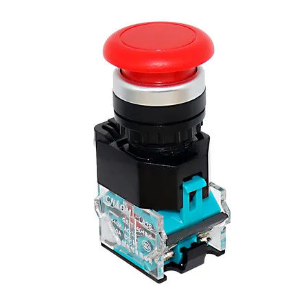 Direct selling self-reset/self-locking button switch LA38-11M mushroom head Ф22MM one open and closed | Обустройство дома