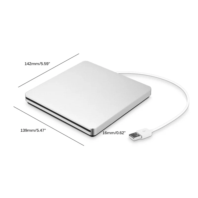 USB 3 0 слот нагрузки диск внешний dvd плеер CD/DVD RW горелки писатель рекордер Superdrive для