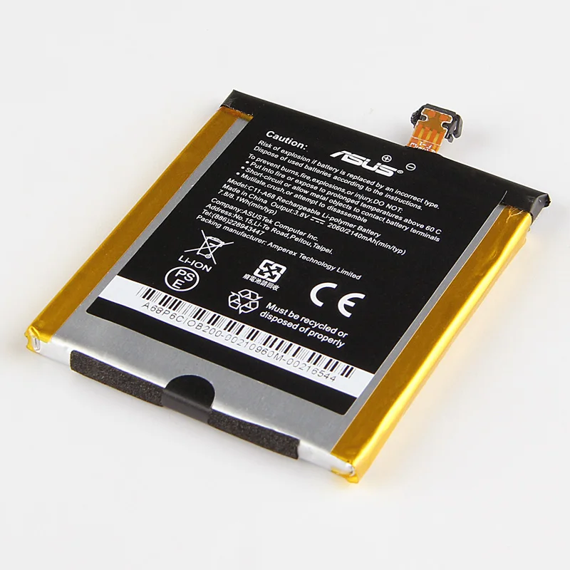 Оригинальная Аккумуляторная батарея большой емкости для ASUS C11 A68 PadFone2 2140