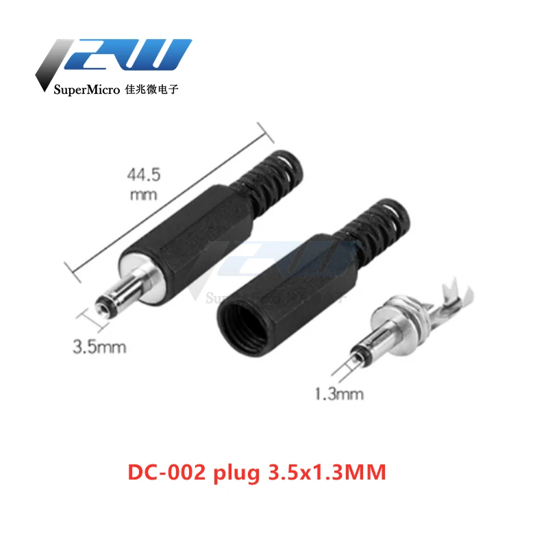 10 шт переходник разъем питания постоянного тока Край 5 5*2 1 мм DC 005 002 012 022 022B 025