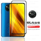 Poco x3 nfc стекло для защиты объектива камеры для xiaomi pocophone poco x3 x 3 6,67 ''дисплей телефона Сенсорное защитное стекло на pocox3