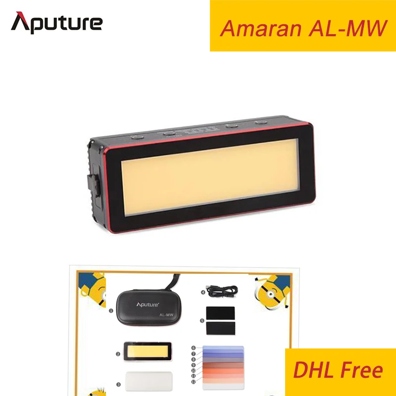 Aputure Amaran AL MW мини светодиодный светильник 10 Вт Водонепроницаемый IP68 10M Встроенный
