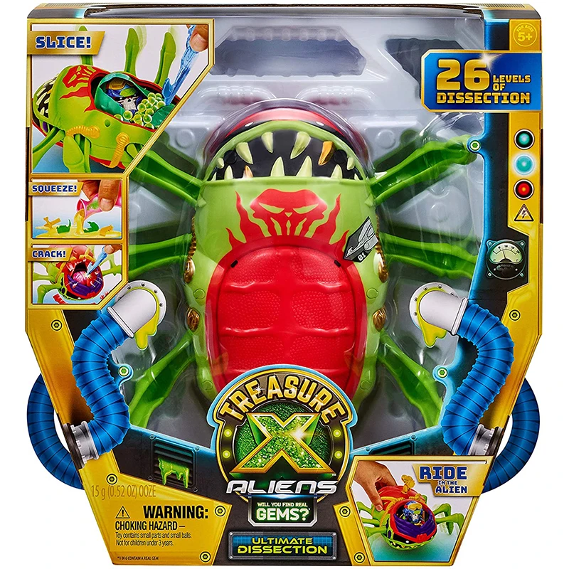 Caixa de Brinquedos para Crianças Original Tesouro Alien Brinquedo Caçadores Alienígena Autópsia Alienígenas Caçadores-final Dissecação Pacote x