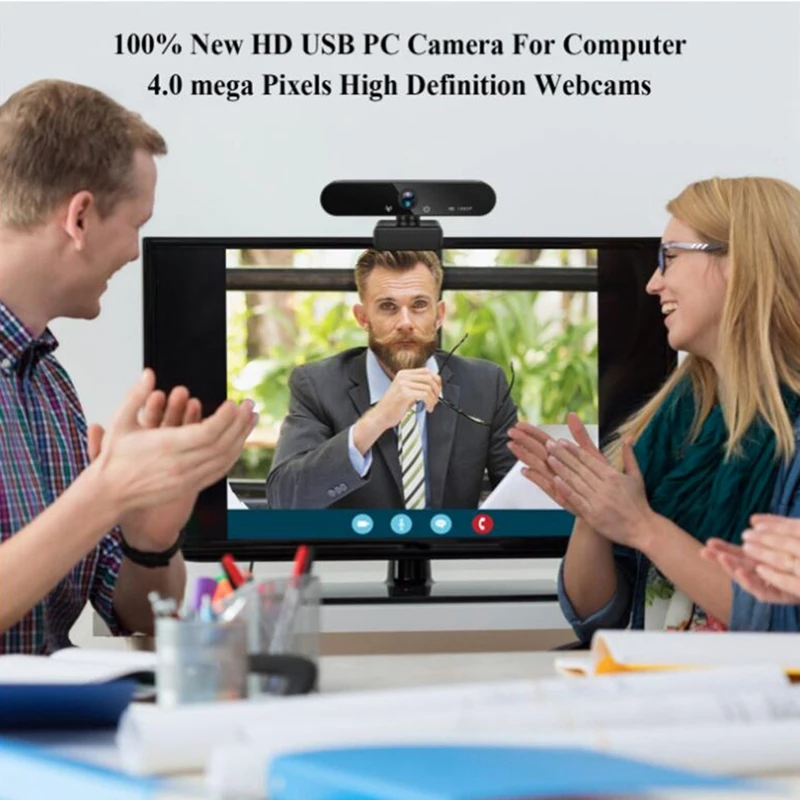 Веб камера HD 1080P с цифровым микрофоном и поддержкой прямой трансляции|Веб-камеры|