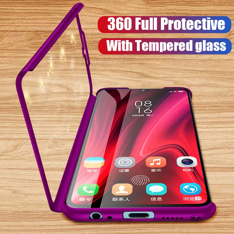 Чехол с полным покрытием 360 градусов для Xiaomi Redmi Note 7 6 5 K20 Pro 5A 7A S2 Go Mi 9T 9 8 SE A2 Lite Max 2 3