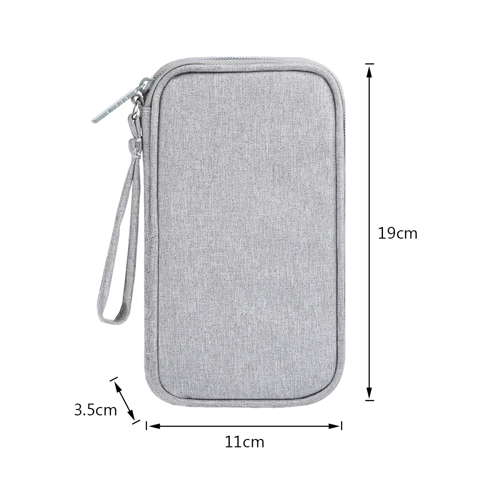Mobile Hard Storage Bag Organizer Earphone Case Drive Container Multifunction Electronic Data Cable Bags | Дом и сад