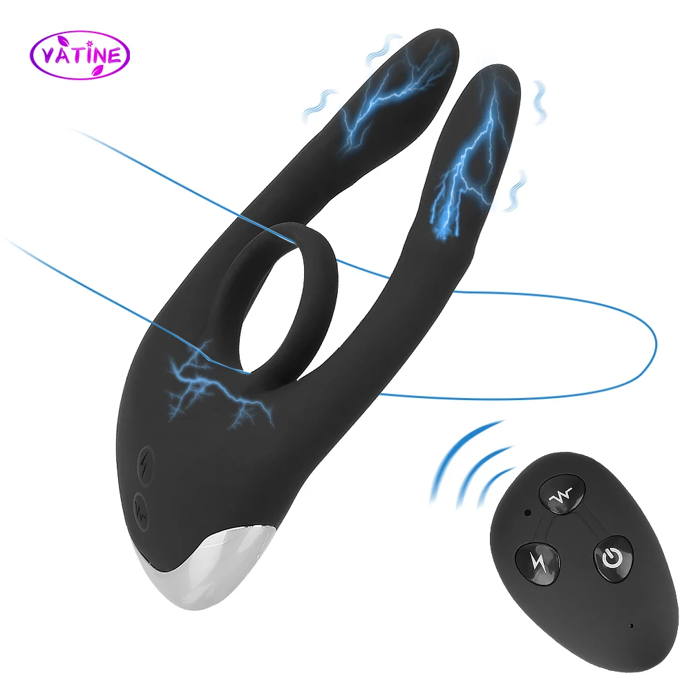 Электрический страпон пенис Для мужчин Вибратор Секс игрушки способный