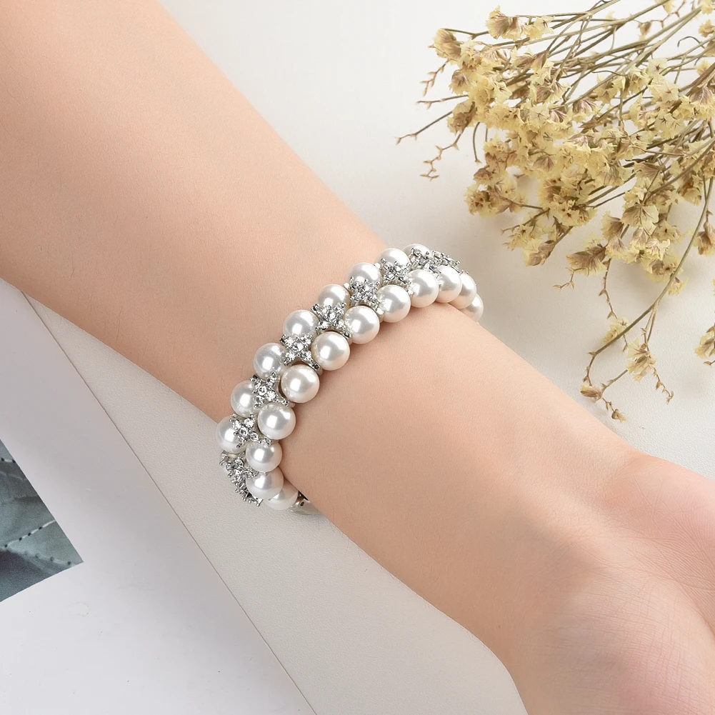 

Pearl Loop Strap for Xiaomi MI Band 6 5 4 3 SmartWatch Sport Breathable Replacement Wristband for MI Band 5 Bracelet Accessories