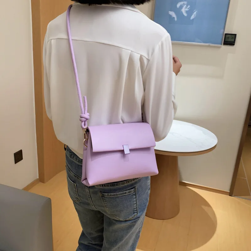 

Women's bag 2020 new summer Korean fashion solid color shoulder bag casual fashion large capacity crossbody bag
