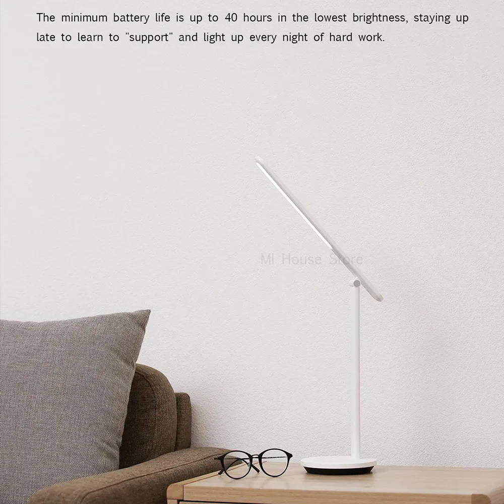 Настольная лампа Xiaomi Yeelight перезаряжаемая Складная Лампа Pro Type C легкая 5 уровней