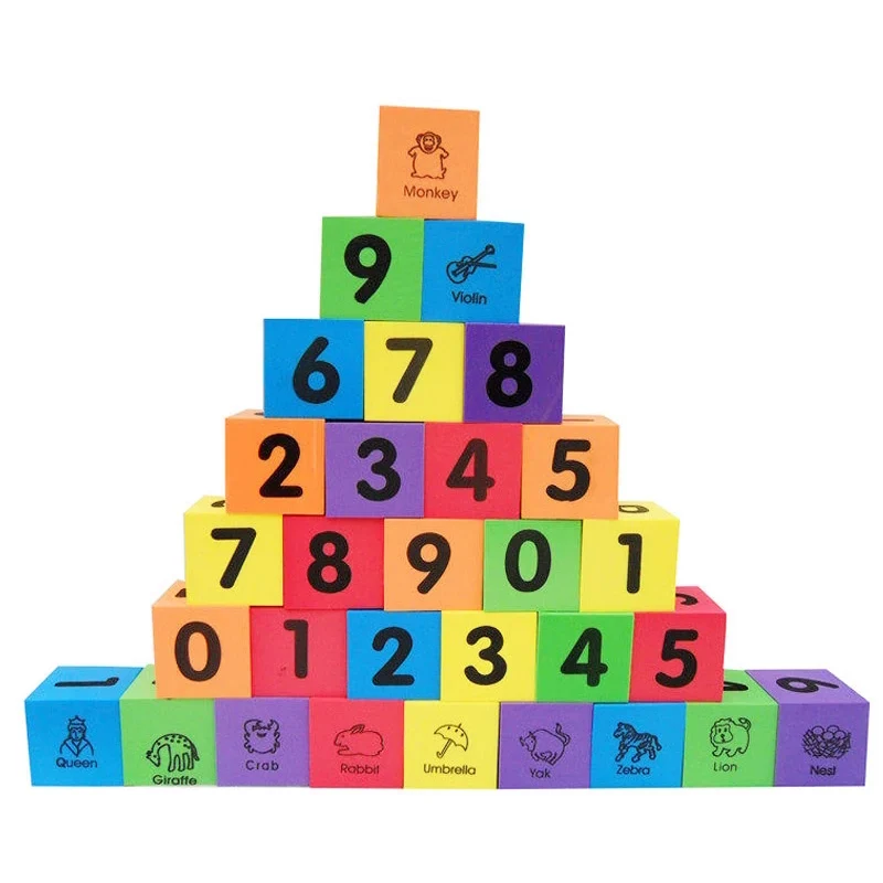 30Piece Set Alphabet Letters Foam Building Blocks Educational Learning Toys For Kids Toddlers Montessori Juguetes Educativos | Игрушки и