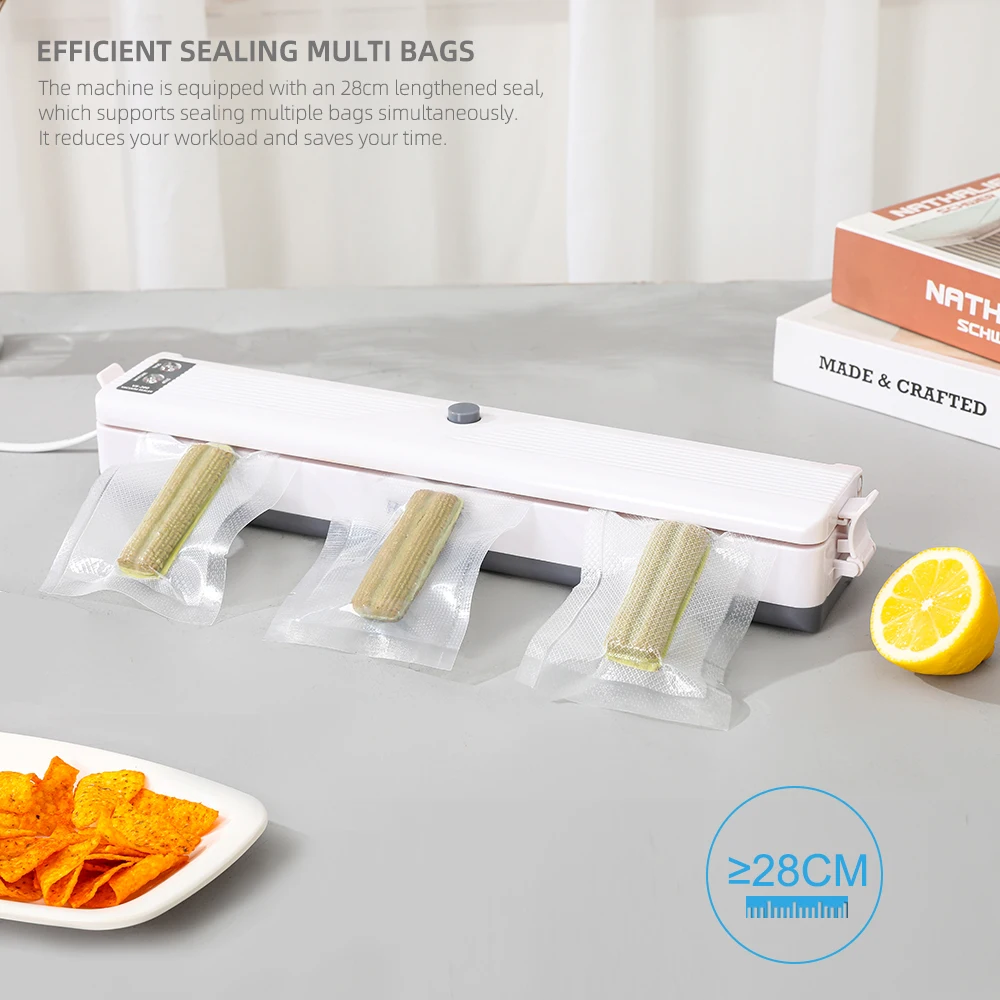 ROSPEC Food Vacuum Sealer 220V Automatic Commercial Household Packaging Machine Include 12Pcs Bags | Бытовая техника