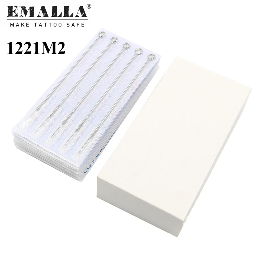 Профессиональные тату-иглы EMALLA 21 кв. М 50 шт. | Красота и здоровье