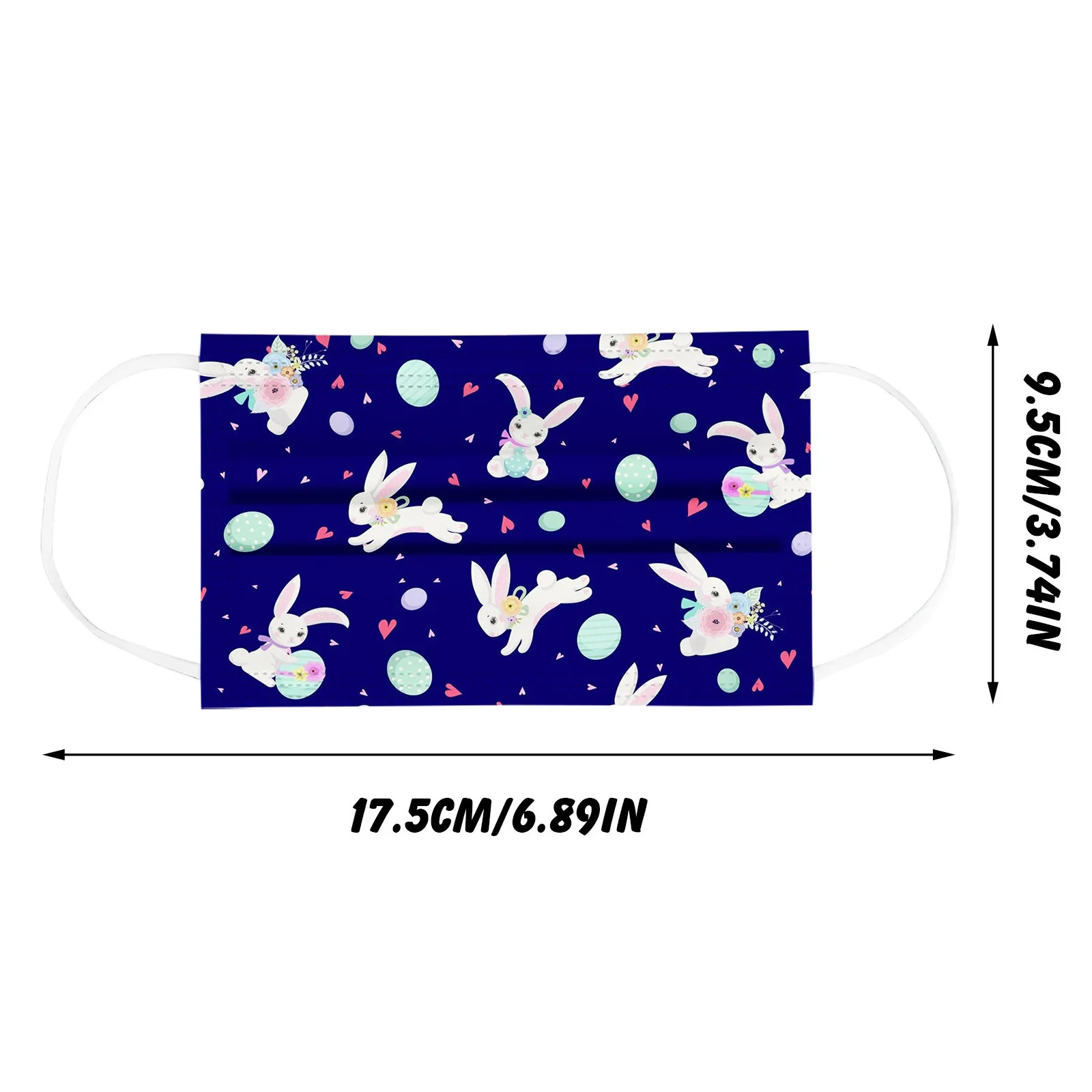 10 шт. одноразовые маски для лица с принтом кролика | Тематическая одежда и
