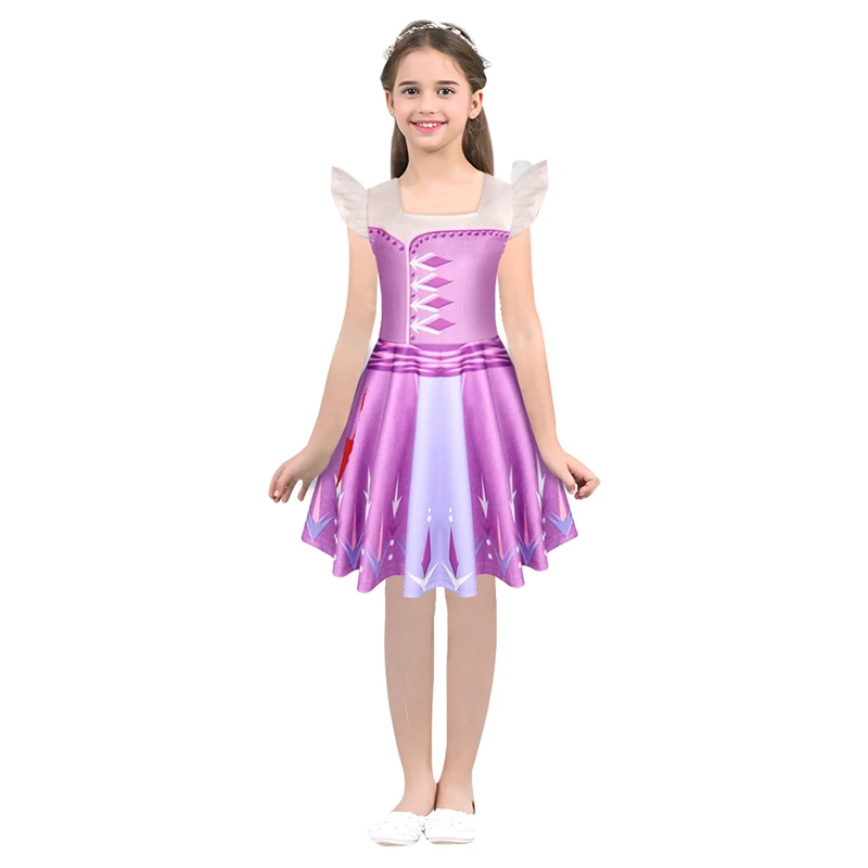 Платья для девочек весна 2020 навечерние платья принцессы Детская Милая летняя