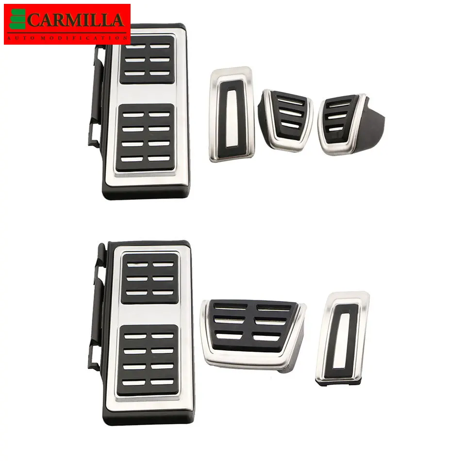 

Carmilla AT MT Car Pedals for Seat Ateca 2020 2021 Stainless Steel Gas Brake Footrest Pedal Protection Cover Accessories
