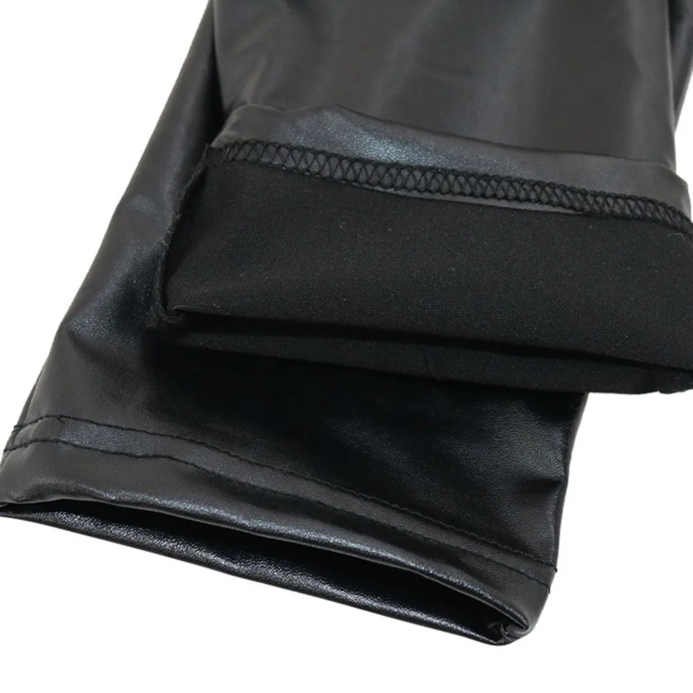 

Gothic 2021 Spring Summer Casual Pants Fashion Designer Creative Hipster Net Yarn Perspective Bandage PU Elastic Waist