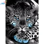 Алмазная живопись Nabi 5D, леопард, вышивка крестиком, животное, картина стразы, украшение для дома