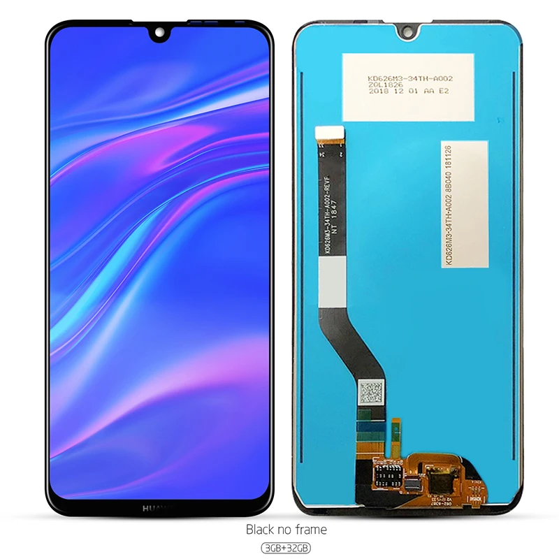 Новый Оригинальный сенсорный ЖК-дисплей для Huawei Y7 Pro Prime 2019 с рамкой запасные