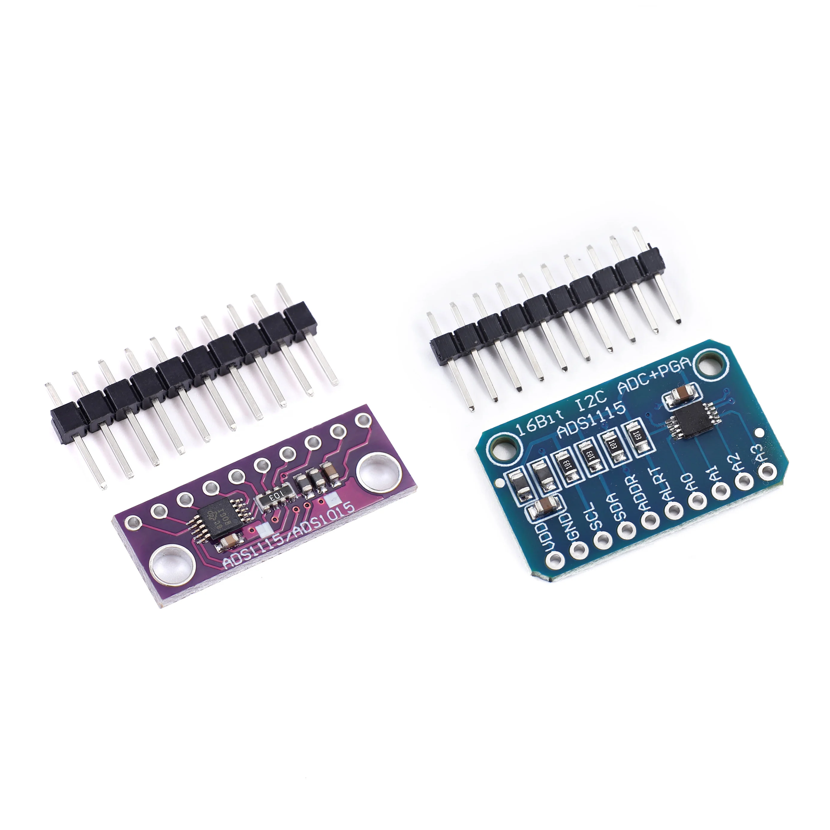 I2C ADS1115 16-битный ADC 4-канальный модуль с программируемым усилителем RPi