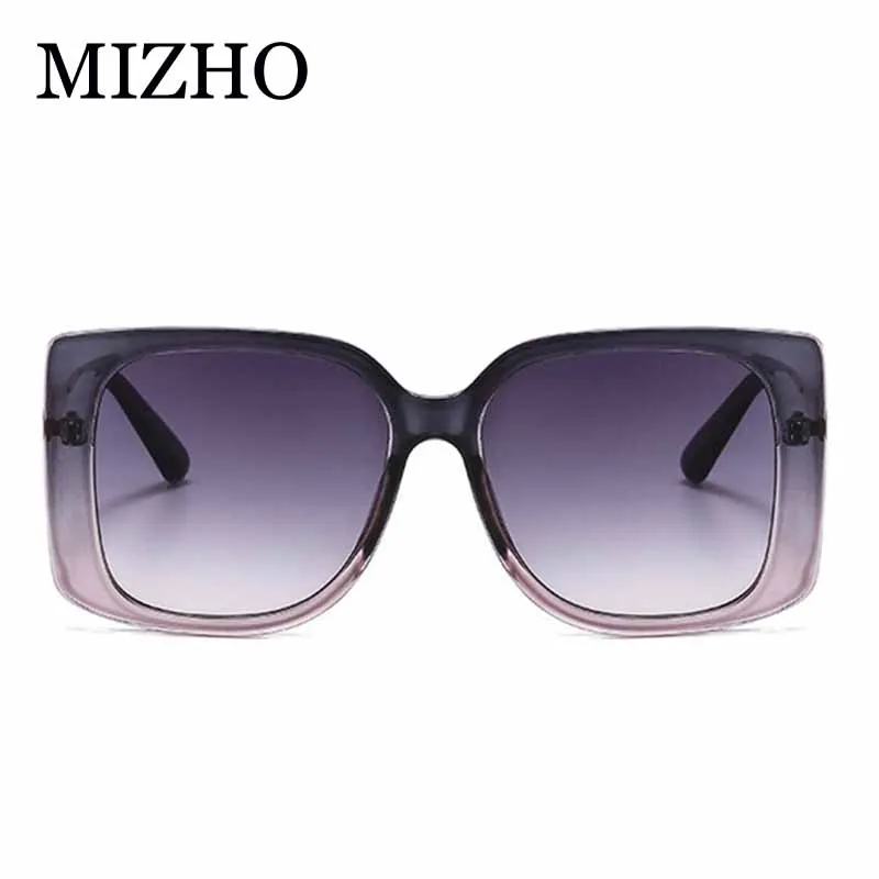 MIZHO 2020 роскошные большие солнцезащитные очки UV400 винтажная квадратная большая