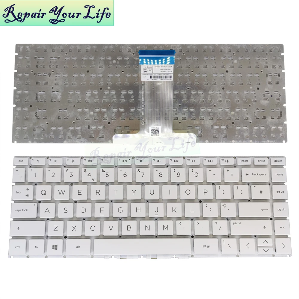 Ноутбук с английской клавиатурой UK US IT для HP Pavilion 14-BS 14-BA 14-CC 14-BF TPN-W125 Q186 Q189 Q187 C131