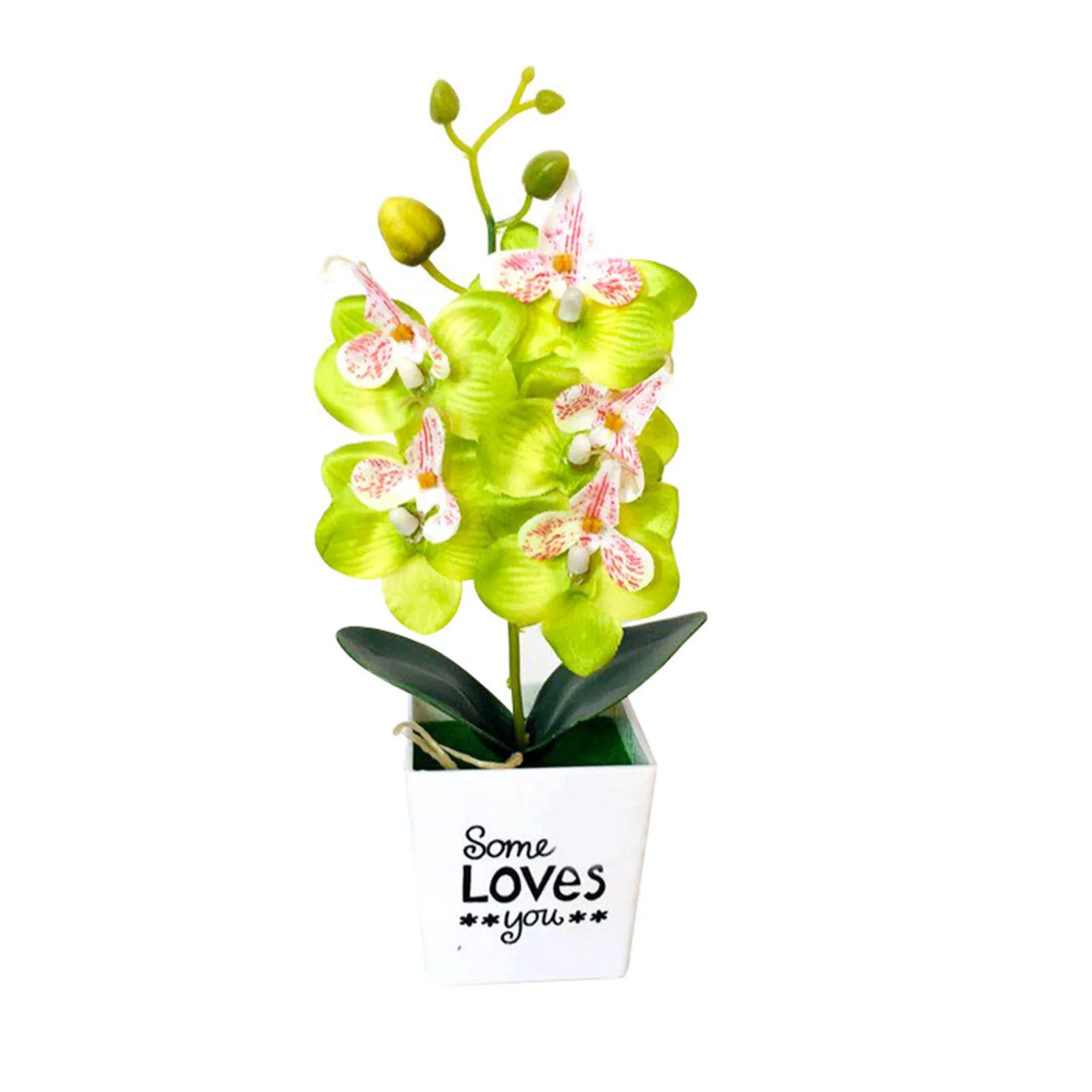 Искусственные цветы в горшках декор горшков расположение шелка бабочка цветок