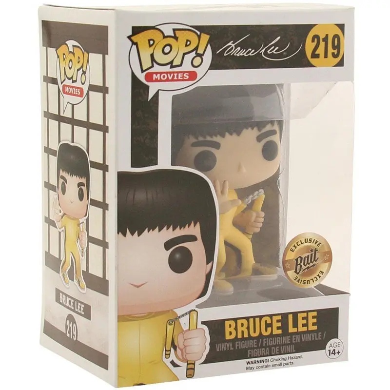 with box FUNKO POP king of Kung Fu Брюс Ли виниловые фигурки Коллекция Модель игрушки для детей Рождественский подарок с коробкой - Цвет: with box