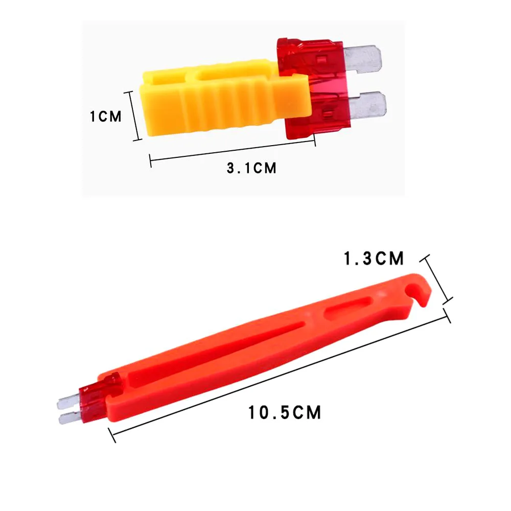2Pcs/Set Fuse Puller Car Automobile Clips Tools Extractor Removal Security Tool Accessories Auto Van Blade Mini Plastic | Автомобили и