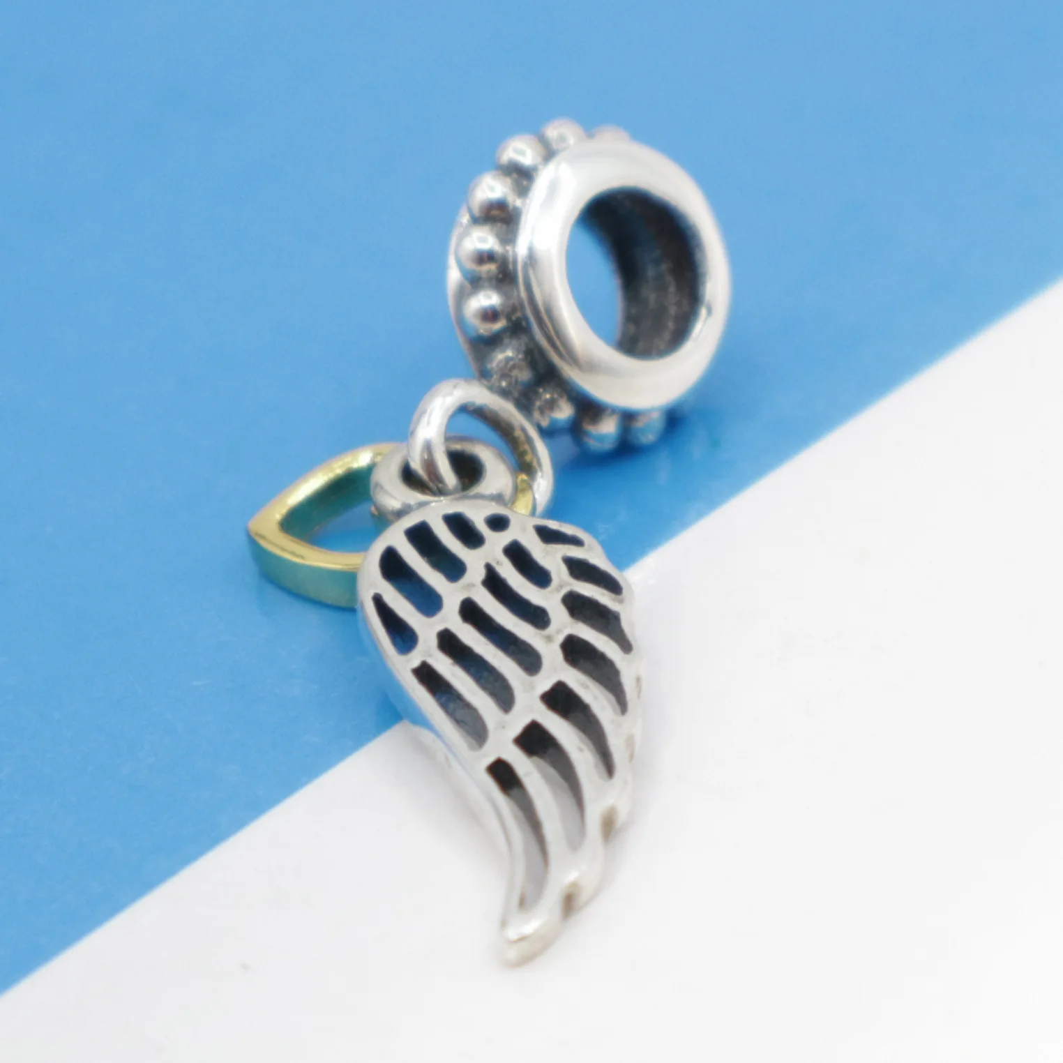 2020 новый оригинальный замок для сердце кулон крылья Ангела из бисера